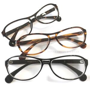 NEW 3 pairs +1.50 Reading Glasses Average Fit Unisex Lightweight Cheaters Reader
